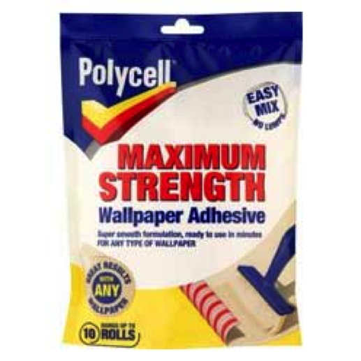 Polycell Wallpaper Paste Adhesive, Maximum Strength Easy Mix Wall Paper  Paste